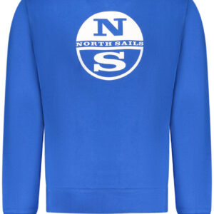 NORTH SAILS MEN'S BLUE ZIP-UP SWEATSHIRT