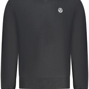 NORTH SAILS MEN'S BLACK ZIP-UP SWEATSHIRT