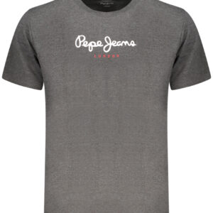 PEPE JEANS MEN'S SHORT-SLEEVED T-SHIRT, GREY