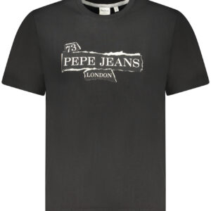 PEPE JEANS MEN'S SHORT-SLEEVED T-SHIRT BLACK