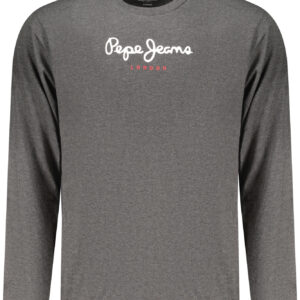 PEPE JEANS MEN'S LONG-SLEEVED T-SHIRT, GREY