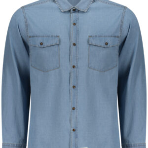 US GRAND MEN'S LONG-SLEEVED SHIRT, BLUE