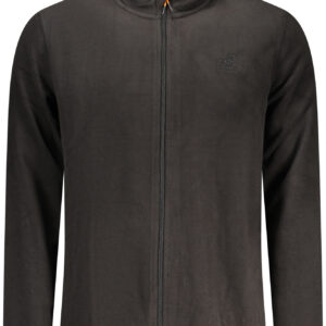 US GRAND MEN'S BLACK ZIP-UP SWEATSHIRT
