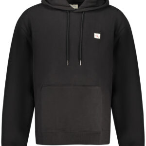 CALVIN KLEIN MEN'S BLACK ZIP-UP SWEATSHIRT