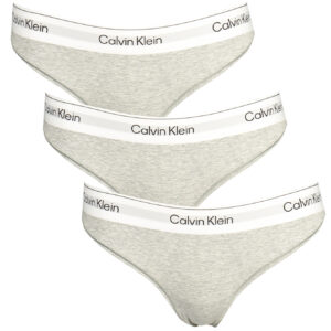 CALVIN KLEIN WOMEN'S THONG GREY