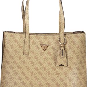 GUESS JEANS WOMEN'S BEIGE BAG