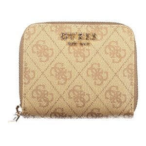 GUESS JEANS WOMEN'S BEIGE WALLET