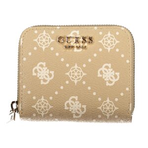 GUESS JEANS WOMEN'S BEIGE WALLET