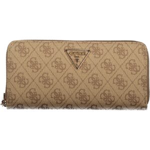 GUESS JEANS WOMEN'S BEIGE WALLET