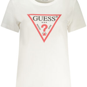 GUESS JEANS WOMEN'S SHORT-SLEEVE T-SHIRT WHITE