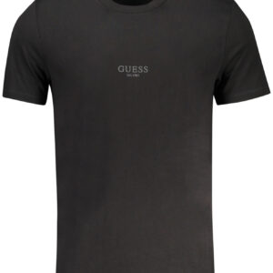 GUESS JEANS SHORT SLEEVE T-SHIRT MEN BLACK