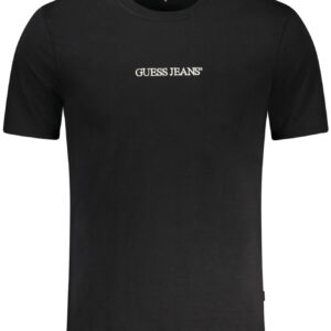 GUESS JEANS SHORT SLEEVE T-SHIRT MEN BLACK