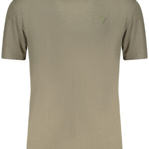 GUESS JEANS MEN'S SHORT-SLEEVED T-SHIRT GREEN