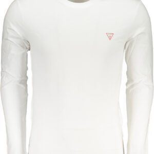 GUESS JEANS MEN'S LONG SLEEVE T-SHIRT WHITE