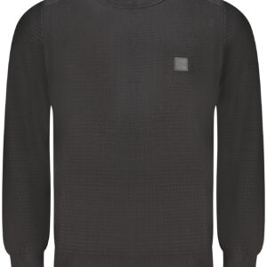 HUGO BOSS MEN'S BLACK SWEATER