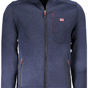 NORWAY 1963 MEN'S BLUE ZIP-UP SWEATSHIRT