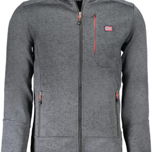 NORWAY 1963 MEN'S ZIP-UP SWEATSHIRT GREY