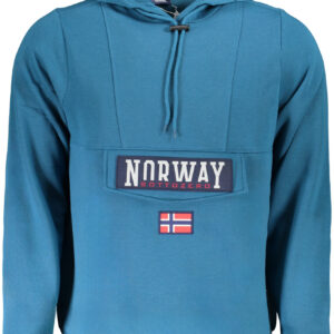 NORWAY 1963 MEN'S BLUE ZIP-UP SWEATSHIRT