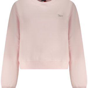 TOMMY HILFIGER WOMEN'S PINK ZIP-UP SWEATSHIRT