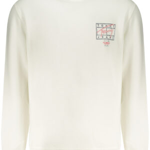 TOMMY HILFIGER MEN'S ZIP-UP SWEATSHIRT WHITE
