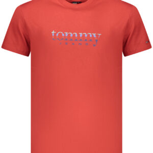TOMMY HILFIGER MEN'S SHORT-SLEEVED T-SHIRT, RED
