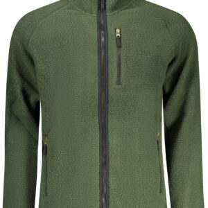 US GRAND MEN'S GREEN ZIP-UP SWEATSHIRT