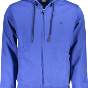 US GRAND MEN'S BLUE ZIP-UP SWEATSHIRT