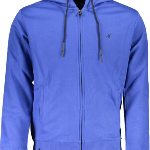 US GRAND MEN'S BLUE ZIP-UP SWEATSHIRT