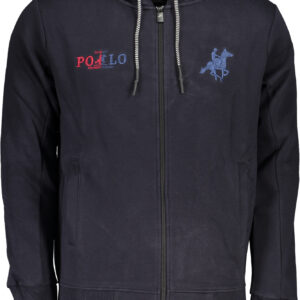 US GRAND MEN'S BLUE ZIP-UP SWEATSHIRT