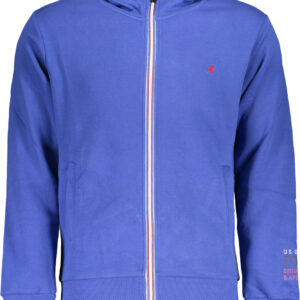 US GRAND MEN'S BLUE ZIP-UP SWEATSHIRT