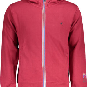 US GRAND RED MEN'S ZIP-UP SWEATSHIRT