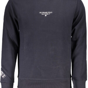 US GRAND MEN'S BLUE ZIP-UP SWEATSHIRT