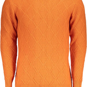 US GRAND MEN'S ORANGE SWEATER