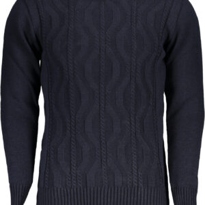 US GRAND MEN'S BLUE SWEATER
