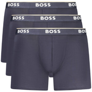 BOSS MEN'S BLUE BOXER