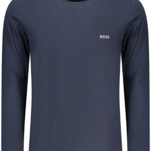 BOSS MEN'S LONG-SLEEVED T-SHIRT, BLUE