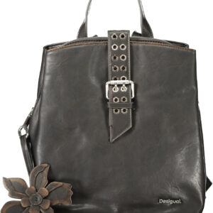 DESIGUAL WOMEN'S BLACK BACKPACK