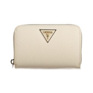 GUESS JEANS WOMEN'S BEIGE WALLET