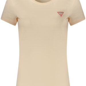 GUESS JEANS WOMEN'S SHORT SLEEVE T-SHIRT PINK