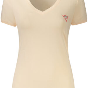 GUESS JEANS WOMEN'S SHORT SLEEVE T-SHIRT PINK