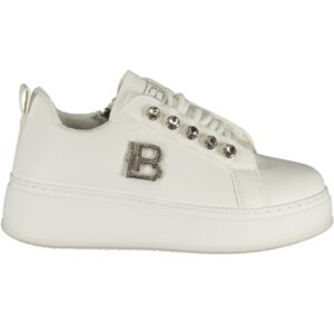 LAURA BIAGIOTTI WOMEN'S WHITE SPORTS SHOES