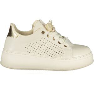 LAURA BIAGIOTTI WOMEN'S WHITE SPORTS SHOES
