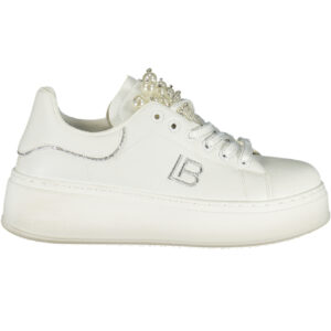 LAURA BIAGIOTTI WOMEN'S WHITE SPORTS SHOES