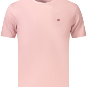 NAPAPIJRI MEN'S SHORT-SLEEVE T-SHIRT PINK