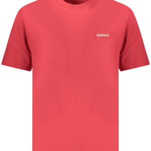 NAPAPIJRI MEN'S SHORT-SLEEVED T-SHIRT, RED