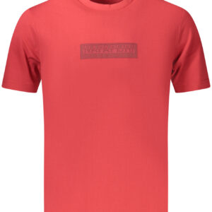 NAPAPIJRI MEN'S SHORT-SLEEVED T-SHIRT, RED