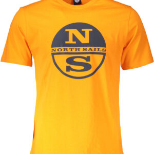 NORTH SAILS ORANGE MAN SHORT SLEEVE T-SHIRT