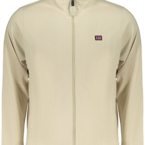 NORWAY 1963 MEN'S BEIGE ZIP-UP SWEATSHIRT