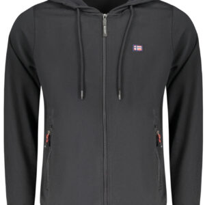 NORWAY 1963 MEN'S BLACK ZIP-UP SWEATSHIRT