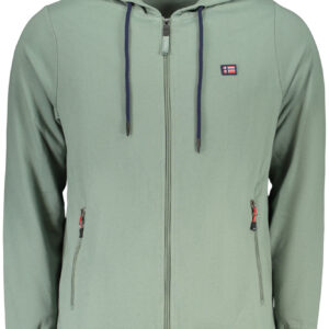 NORWAY 1963 MEN'S GREEN ZIP-UP SWEATSHIRT